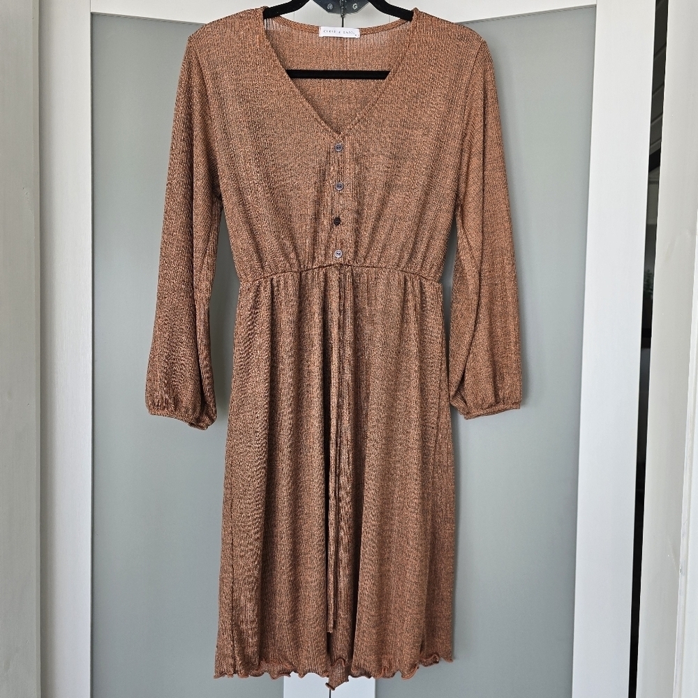 Long Sleeved Flowy Dress - Picture 6 of 13